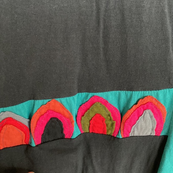 Leopards and Roses Funky Hippy/Boho Zippered Tunic/Hoodie - Size Large - Picture 6 of 13